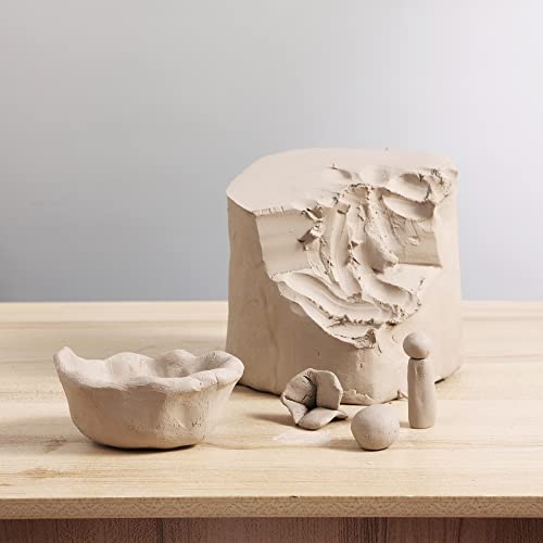Deouss Mid Fire White Stoneware Clay - 5 lbs