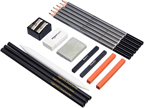 17 Piece Sketch and Drawing Pencil Set