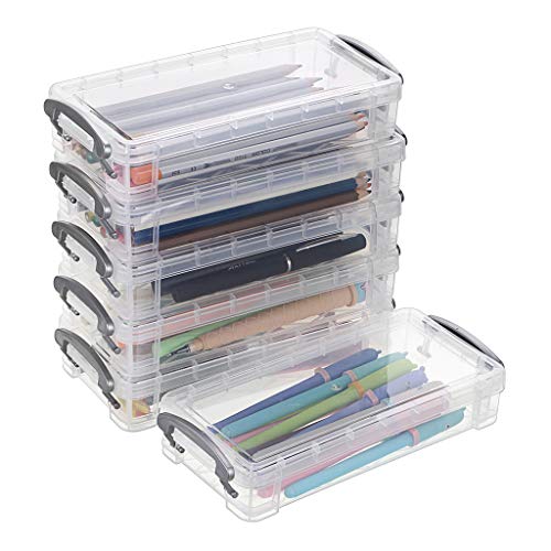 BTSKY Pencil Box, Office Supplies Storage Organizer (6 Pack)