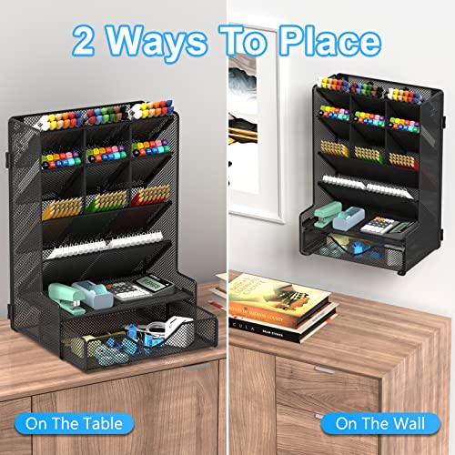 BOHDK Multi-Functional Pen Organizer for Desk