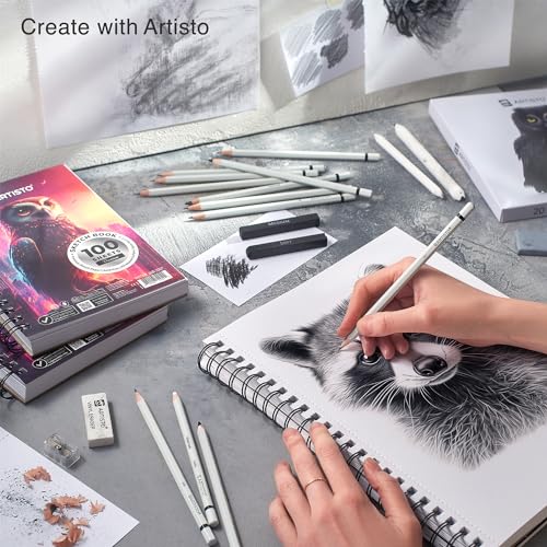 Artisto Drawing and Sketching Pencil Set - Complete Kit