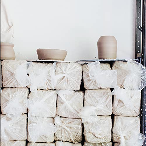 Deouss Mid Fire White Stoneware Clay - 5 lbs