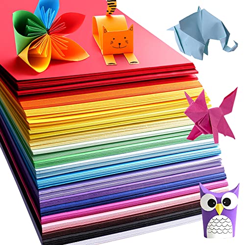 MIDUOLE Origami Paper: 500 Sheets - 20 Vibrant Colors