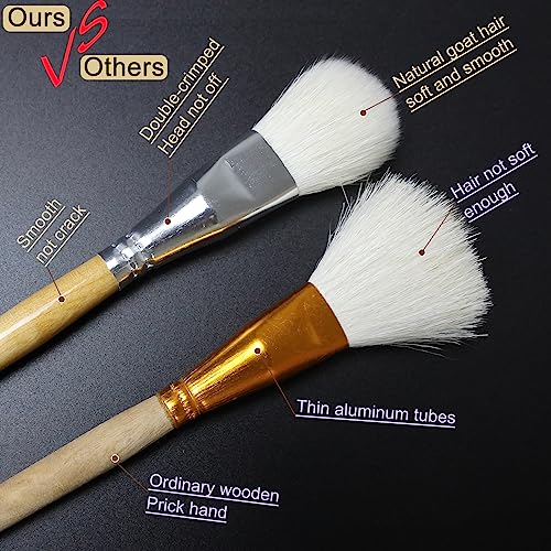Versatile GACDR Gilding Brush Set - 7 Pieces
