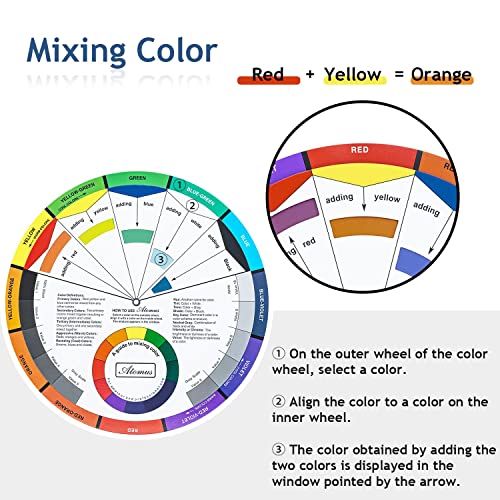 Color Mixing Wheel Set for Art Education - 3 Sizes