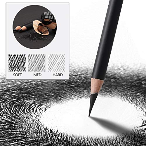 Professional Charcoal Pencils Set - 10 Pieces