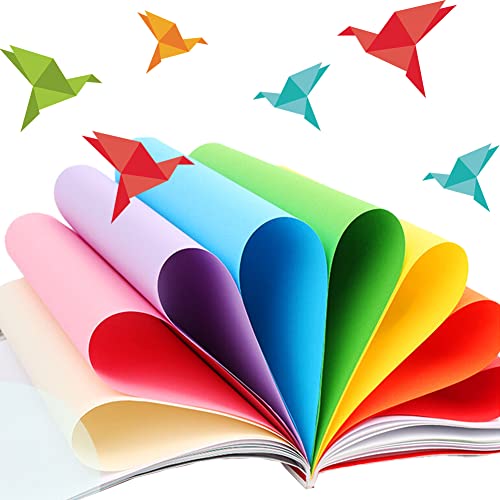 MIDUOLE Origami Paper: 500 Sheets - 20 Vibrant Colors
