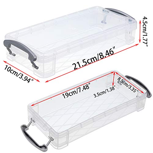 BTSKY Pencil Box, Office Supplies Storage Organizer (6 Pack)