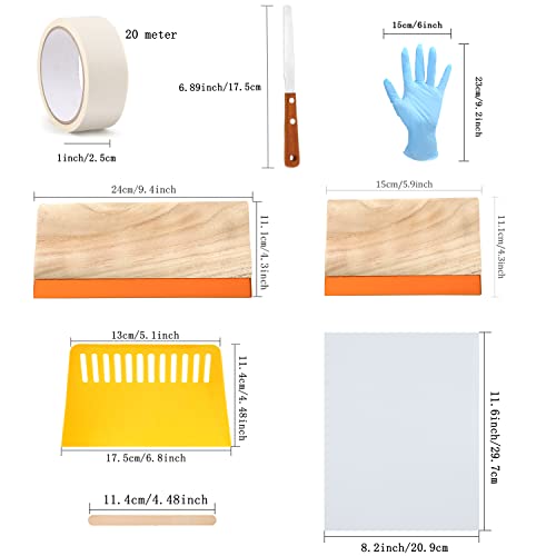 Caydo Screen Printing Kit: 36 Pieces + UV Light