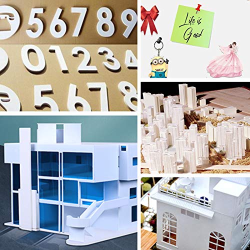 White Foam Boards for Crafting, Modeling, and Display