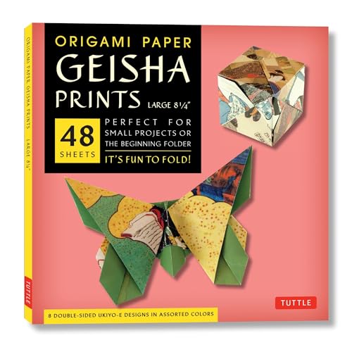 Geisha Prints Origami Paper: XL 48 Sheets, 8 Designs