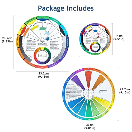 Color Mixing Wheel Set for Art Education - 3 Sizes