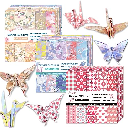 Patterned Double Sided Origami Scrapbook Cardstock