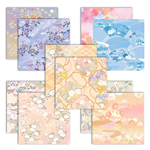 Japanese Origami Paper Kit - 50 Double-Sided Sheets