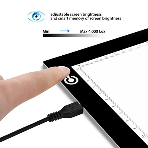 A4 LED Trace Light Pad for Art and Crafts