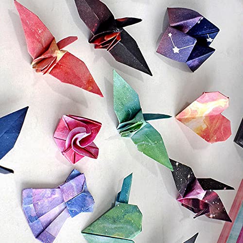 Starry Double-Sided Origami Paper Kit for DIY Crafts