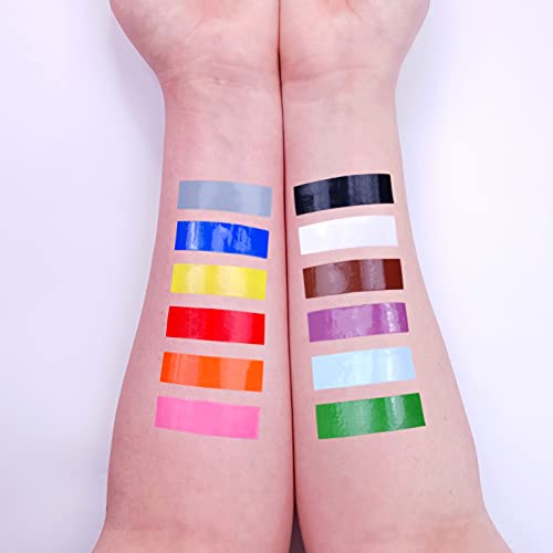 12-Piece Face & Body Paint Set by Moon Creations