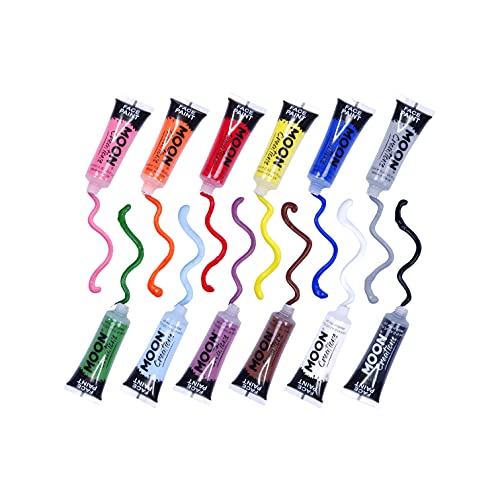 12-Piece Face & Body Paint Set by Moon Creations