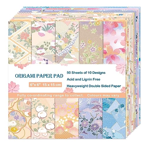Patterned Double Sided Origami Scrapbook Cardstock