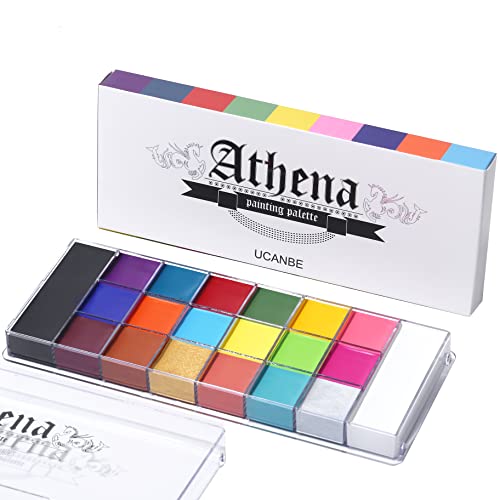 UCANBE Athena Body Paint Palette, Professional Halloween Makeup