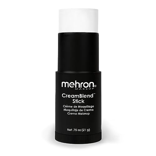 Mehron CreamBlend Stick Face & Body Makeup (White)