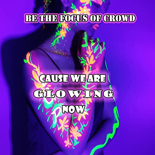 Neon UV Face Body Paint Kit: Glow-in-the-Dark Fluorescent
