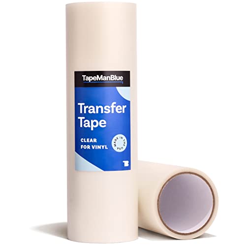 Clear Vinyl Transfer Tape for Cricut Crafts & Decals