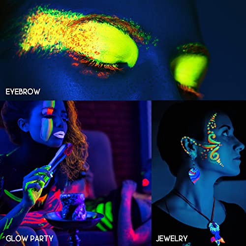 UV Blacklight Reactive Pink Face Paint Sticks - 0.75 oz