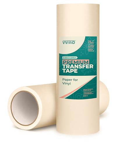 12" x 100' VViViD Transfer Tape for Crafting