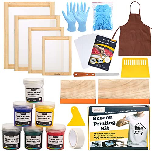 Caydo Complete Screen Printing Kit - 38 Pieces