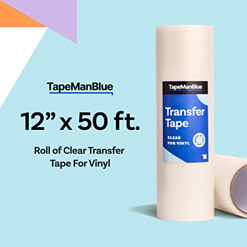 Clear Vinyl Transfer Tape for Cricut Crafts & Decals