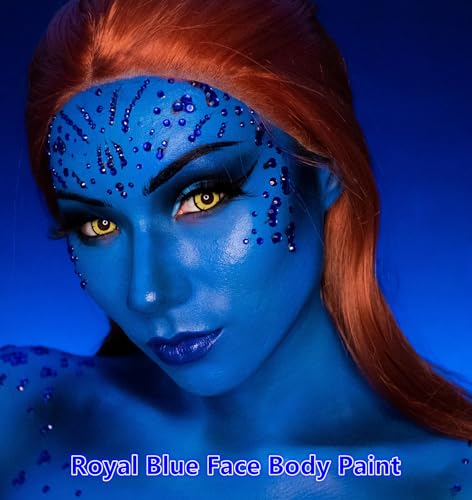 Washable Blue Face and Body Paint (2.37 oz)