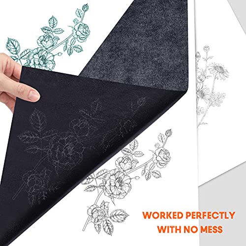 PSLER 30 Pcs Black Graphite Tracing Paper - A4