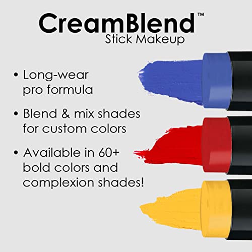 Mehron CreamBlend Stick Face & Body Makeup (White)