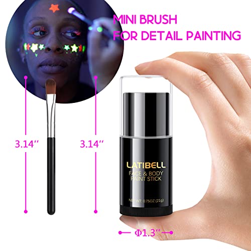 UV Blacklight Reactive Pink Face Paint Sticks - 0.75 oz