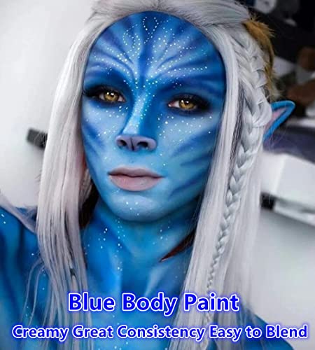 Washable Blue Face and Body Paint (2.37 oz)