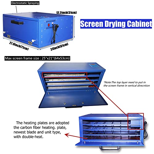 6 Color Screen Printing Kit with Rotating Press