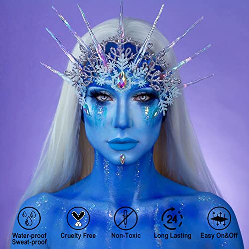 Blue Body Paint Stick for Halloween Cosplay Parties