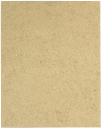 Chipboard: Kraft, 08.5"x11" 22 Point - 025 Pack