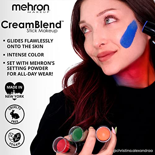 Mehron CreamBlend Stick Face & Body Makeup (White)