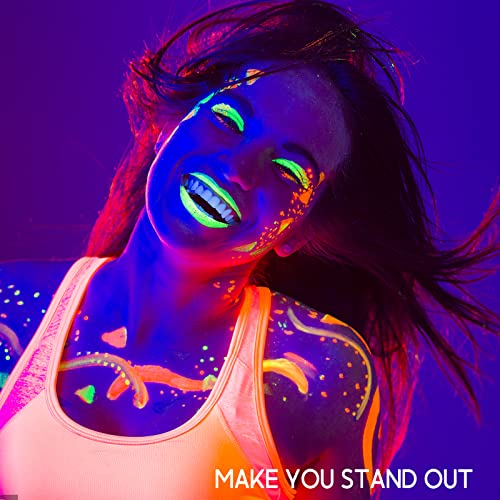 UV Blacklight Reactive Pink Face Paint Sticks - 0.75 oz