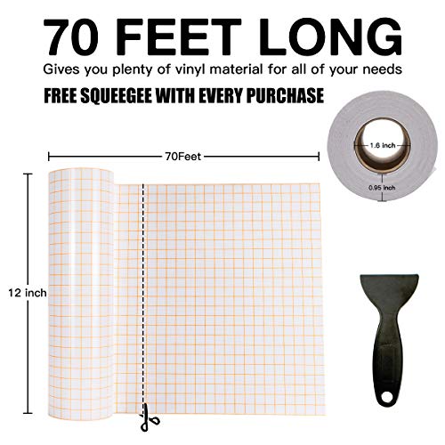 Dysania Vinyl Transfer Tape - 12" x 70 FT