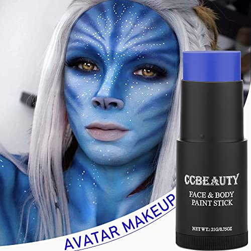 Blue Body Paint Stick for Halloween Cosplay Parties