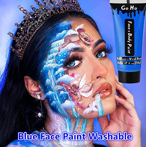 Washable Blue Face and Body Paint (2.37 oz)