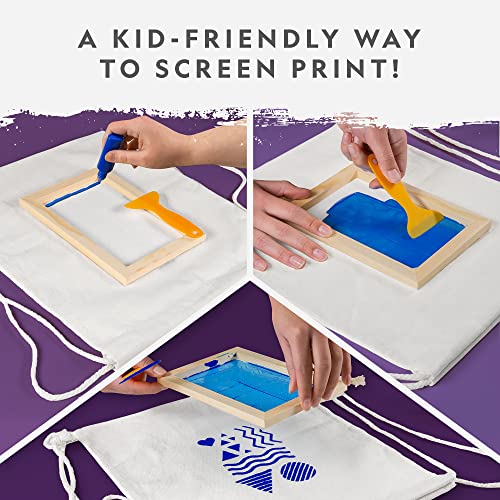 Kids Screen Printing Kit - Silk Screen Printing Set