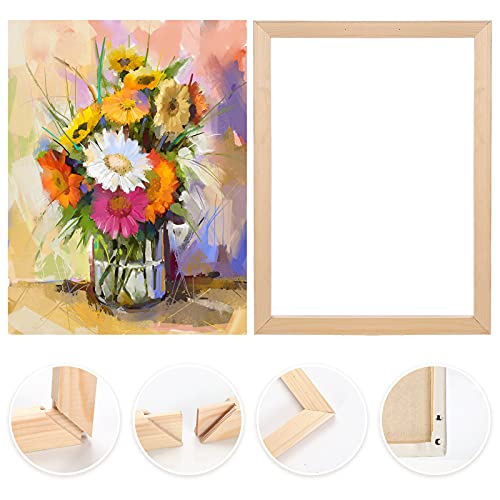 Caydo Canvas Stretcher Bars Kit, 12x16 Inch