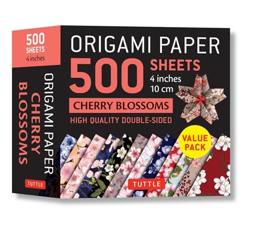 Cherry Blossom Origami Paper: 500 Sheets, 4