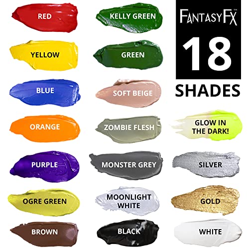 Mehron Fantasy FX Cream Makeup | Red 1 fl oz