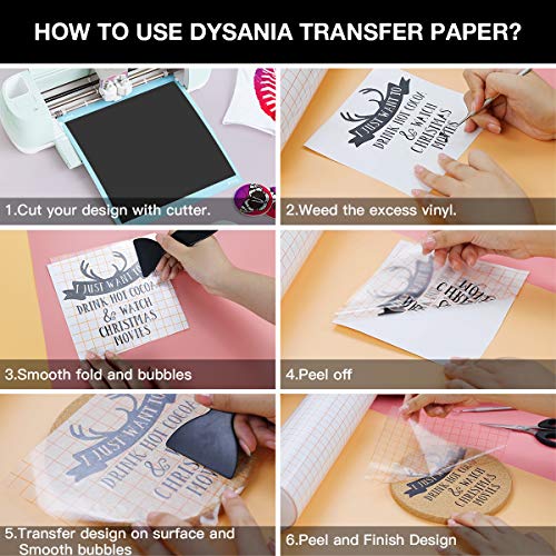 Dysania Vinyl Transfer Tape - 12" x 70 FT