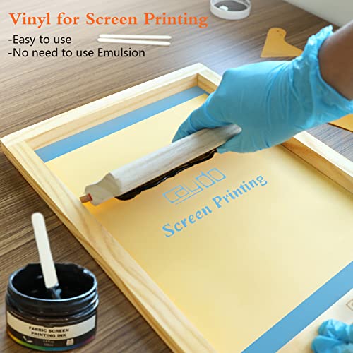 34-Piece Beginner Screen Printing Craft Vinyl Kit